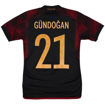 2022-23 Germany Away Shirt Gundogan #21 - 9/10 - (XS)