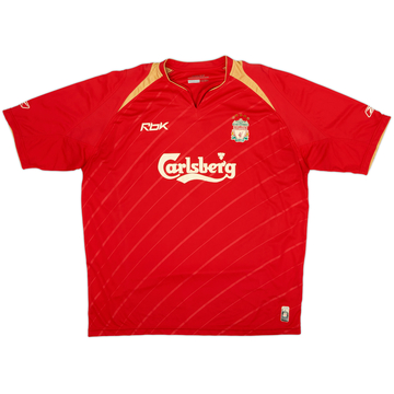 2005-06 Liverpool CL Home Shirt - 5/10 - (XL)