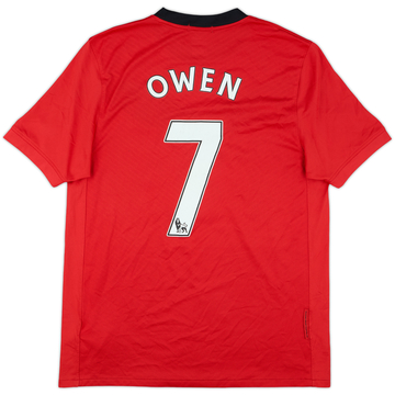 2009-10 Manchester United Home Shirt Owen #7 - 7/10 - (M)