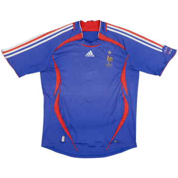 2006-07 Francia Camiseta Local - 4/10 - (L)