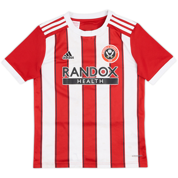 2021-22 Sheffield United Home Shirt - 5/10 - (M.Boys)