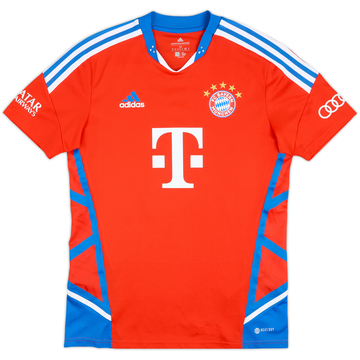 2022-23 Bayern Munich Player Issue adidas Training Shirt - 10/10 - (M)