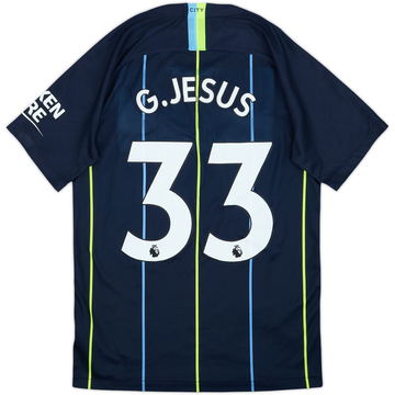 2018-19 Manchester City Away Shirt G.Jesus #33 - 8/10 - (S)