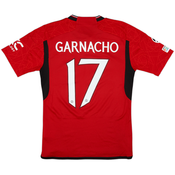 2023-24 Manchester United Home Shirt Garnacho #17 - 8/10 - (S)