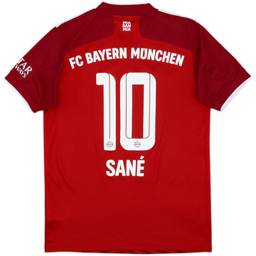 2021-22 Bayern Munich Home Shirt Sane #10 - 8/10 - (S)