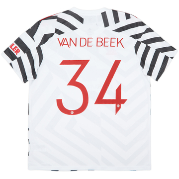2020-21 Manchester United Third Shirt van de Beek #34 (XL)