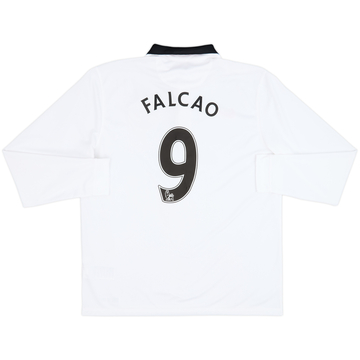 Camiseta de visitante de manga larga del Manchester United 2014-15 Falcao #9 - 7/10 - (XL)