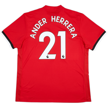 Camiseta de local del Manchester United 2017-18 Ander Herrera #21 - 10/10 - (XL)