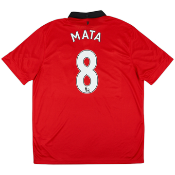 2013-14 Manchester United Home Shirt Mata #8 - 8/10 - (XL)