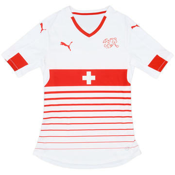 2016-17 Switzerland Authentic (ACTV Fit) Away Shirt - 6/10 - (L)