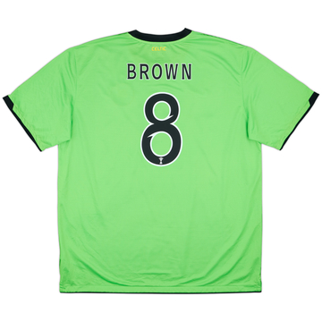 2010-11 Celtic Away Shirt Brown #8 - 8/10 - (XXL)