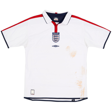 2003-05 England Home Shirt - 4/10 - (M)