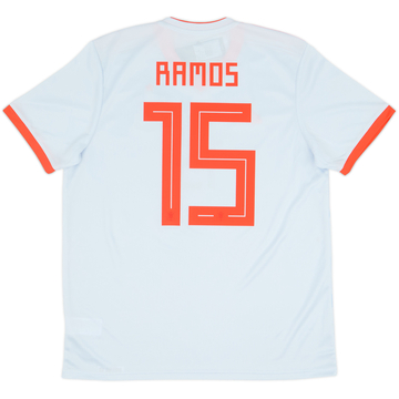 2018-19 Spain Away Shirt Ramos #15 (L)