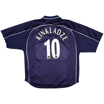2000-01 Derby County Away Shirt Kinkladze #10 - 9/10 - (XXL)