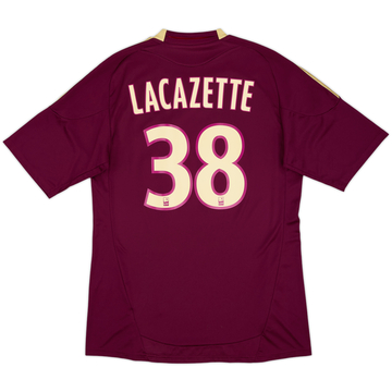 2010-11 Lyon Away Shirt Lacazette #38 - 8/10 - (M)