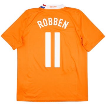 2008-10 Netherlands Home Shirt Robben #11 - 6/10 - (M)