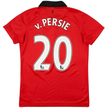2013-14 Manchester United Home Shirt v.Persie #20 - 9/10 - (Women's S)