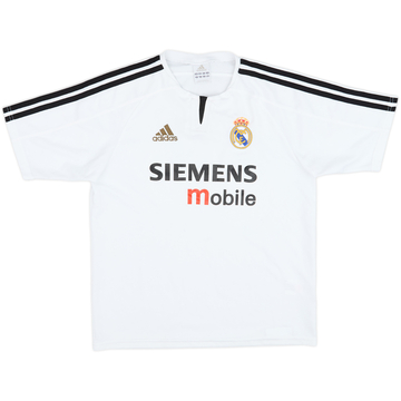 2003-04 Real Madrid Home Shirt - 5/10 - (L.Boys)
