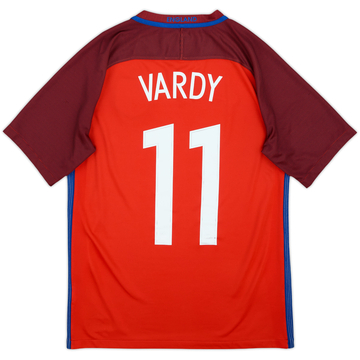 2016-17 England Away Shirt Vardy #11 - 9/10 - (S)