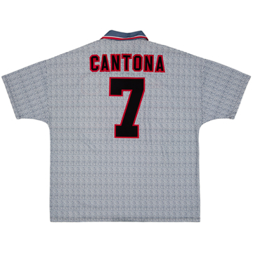 1995-96 Manchester United Away Shirt Cantona #7 - 9/10 - (XXL)