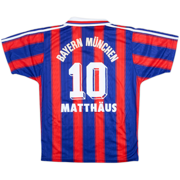 1995-97 Bayern Munich Home Shirt Matthaus #10 - 6/10 - (S)