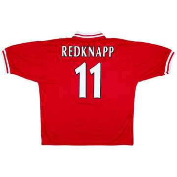 1996-98 Liverpool Home Shirt Redknapp #11 - 9/10 - (XL)