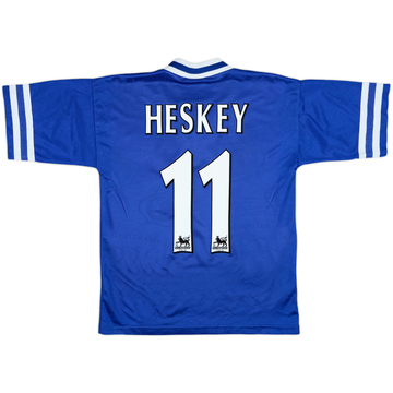 1996-98 Leicester Home Shirt Heskey #11 - 9/10 - (S)