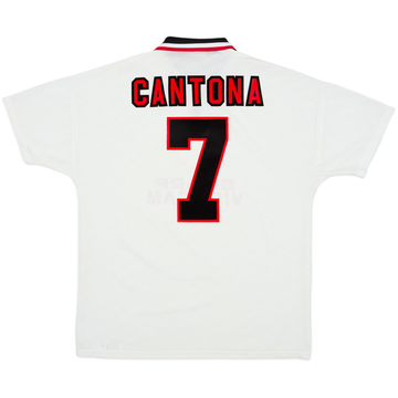 1996-97 Manchester United Away Shirt Cantona #7 - 9/10 - (XL)
