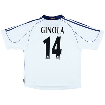 1999-01 Tottenham Home Shirt Ginola #14 - 9/10 - (XL)