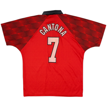 1996-98 Manchester United Home Shirt Cantona #7 - 8/10 - (M)