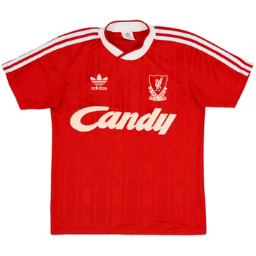 1988-89 Liverpool Home Shirt - 8/10 - (M)