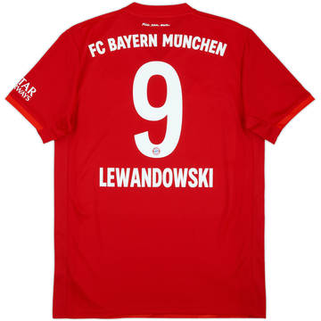 2019-20 Bayern Munich Home Shirt Lewandowski #9 - 7/10 - (M)