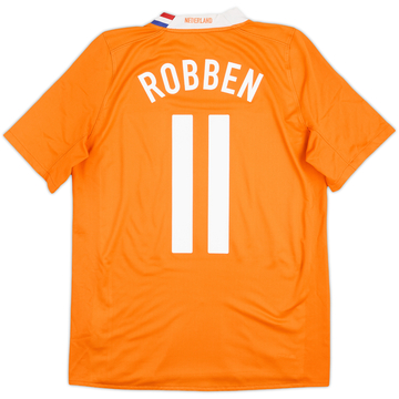 2008-10 Netherlands Home Shirt Robben #11 - 6/10 - (S)