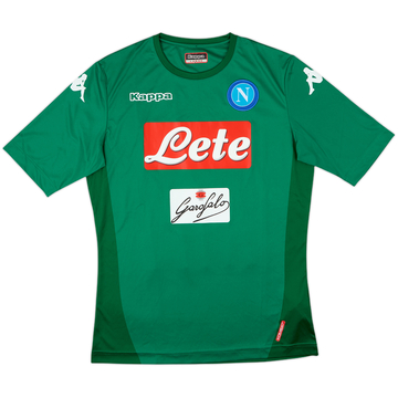 2017-18 Napoli European GK Shirt - 7/10 - (L)