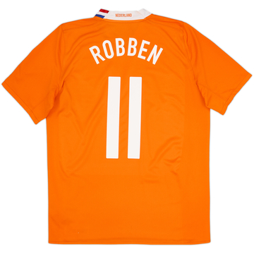 2008-10 Netherlands Home Shirt Robben #11 - 7/10 - (M)