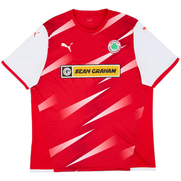 2021-23 Cliftonville Home Shirt - 6/10 - (XXL)