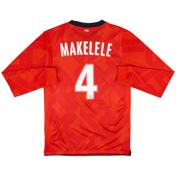 2010-12 Paris Saint-Germain '40 ANS' Player Issue Home/Third L/S Shirt Makelele #4 - 8/10 - (M)