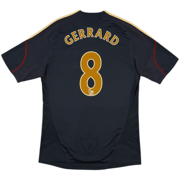 2009-10 Liverpool Away Shirt Gerrard #8 - 10/10 - (M)