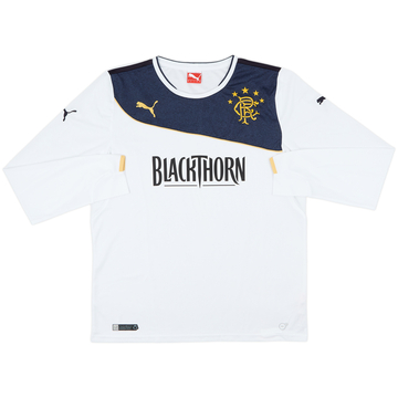 2013-14 Rangers Away L/S Shirt - 9/10 - (L)