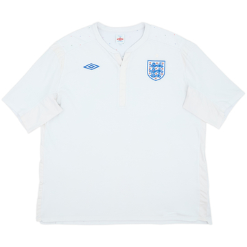 2010-11 England Home Shirt - 7/10 - (3XL)