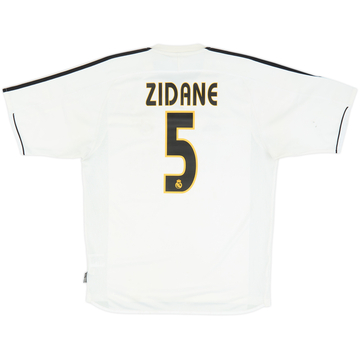 2003-04 Real Madrid Home Shirt Zidane #5 - 6/10 - (M)