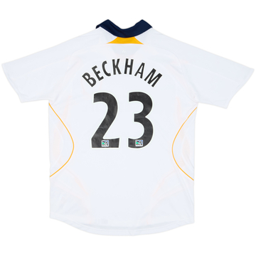 2007-08 LA Galaxy Home Shirt Beckham #23 - 8/10 - (M)