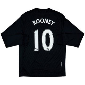 2009-10 Manchester United Away L/S Shirt Rooney #10 - 6/10 - (S)