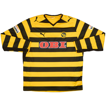 2008-09 Young Boys Player Issue Home L/S Shirt - 9/10 - (XXL)