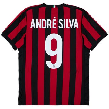 2017-18 AC Milan Home Shirt Andre Silva #9 - 6/10 - (M)