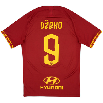 2019-20 Roma Home Shirt Dzeko #9 - 8/10 - (S)
