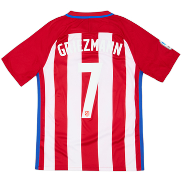 2016-17 Atletico Madrid Home Shirt Griezmann #7 - 8/10 - (S)