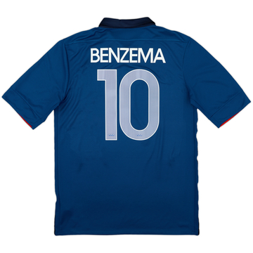 2011-12 France Home Shirt Benzema #10 - 7/10 - (M)