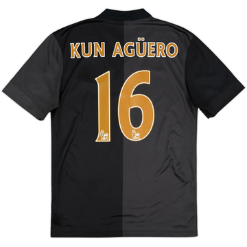 Camiseta de visitante del Manchester City 2013-14 Kun Aguero #16 - 8/10 - (S)