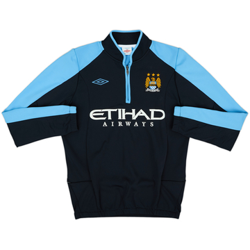 2010-11 Manchester City Umbro 1/4 Zip Drill Top - 8/10 - (M)